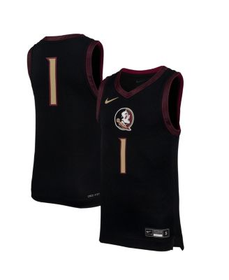 Nike - Big Boys and Girls 1 Black Florida State Seminoles Replica Basketball Jersey