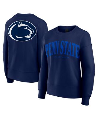 Fanatics - Women's Navy Penn State Nittany Lions Supersoft Flow Fleece Pullover Sweatshirt