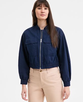 On 34th - Women's Zippered Bomber Jacket