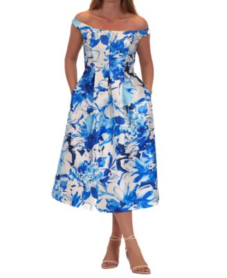 Donna Ricco - Women's Floral-Print Midi Dress