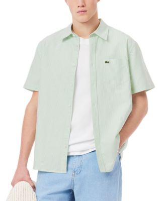 Lacoste - Men's Raye Short Sleeve Button-Front Shirt