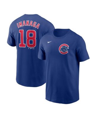Nike - Men's Shota Imanaga Royal Chicago Cubs Fuse Name Number T-Shirt