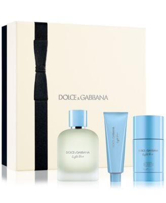 Dolce&Gabbana - DOLCE&GABBANA Men's 3-Pc. Light Blue Pour Homme Eau de Toilette Gift Set