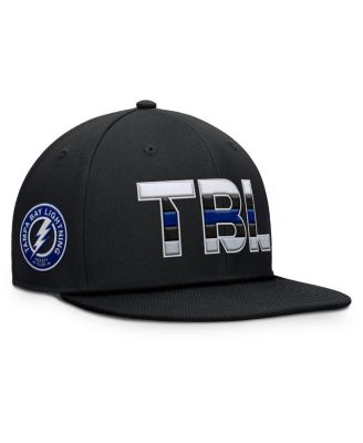 Fanatics - Men's Black Tampa Bay Lightning Authentic Pro Alternate Jersey Snapback Hat