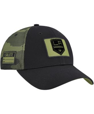 Fanatics - Men's Black Los Angeles Kings Authentic Pro Military Appreciation Adjustable Hat