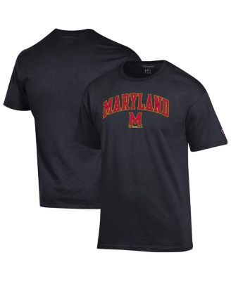 Champion - Men's Black Maryland Terrapins Arch Over Logo T-Shirt