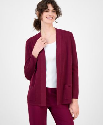 Anne Klein - Open-Front Cardigan