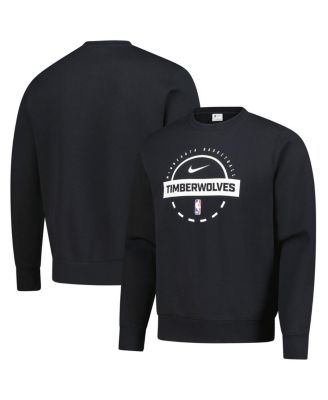 Nike - Men's Black Minnesota Timberwolves 2025/26 Authentic Practice Club Sweatshirt