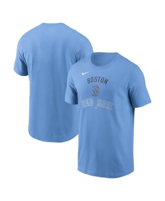 Nike - Men's Light Blue Boston Red Sox Early Innings Stack T-Shirt