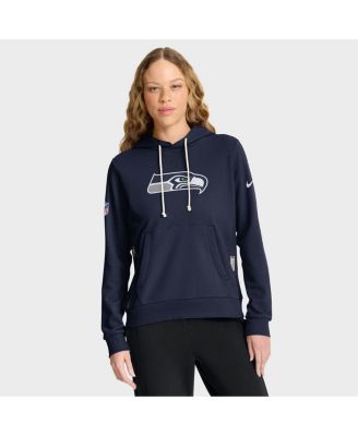 Nike - Women's College Navy Seattle Seahawks Sideline Standard Issue&nbsp;Initial Home&nbsp;Dri-FIT Hoodie