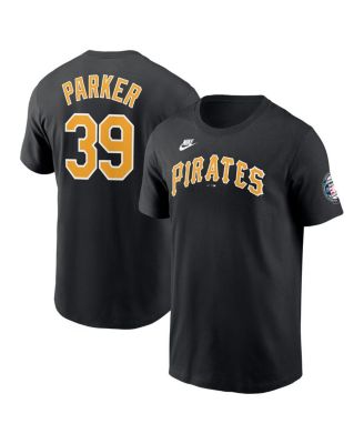 Nike - Men's Dave Parker Black Pittsburgh Pirates 2025 National Baseball Hall of Fame Name Number T-Shirt