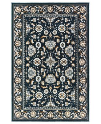 Oriental Weavers - Bowen 534L2 Navy/Gold 2'3" x 7'6" Runner Area Rug