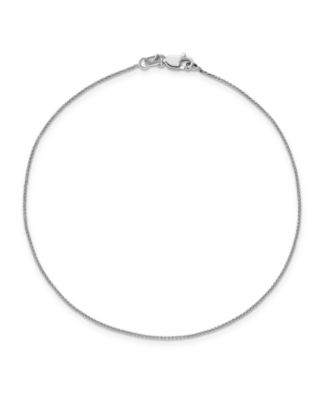 Macy's - Spiga Chain Anklet in 14k White Gold