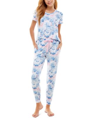 Roudelain - V-Neck T-Shirt & Jogger Pants Pajama Set