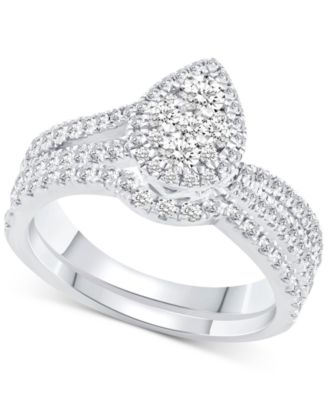 Macy's - Diamond Bridal Set (1 ct. t.w) in 14k White Gold