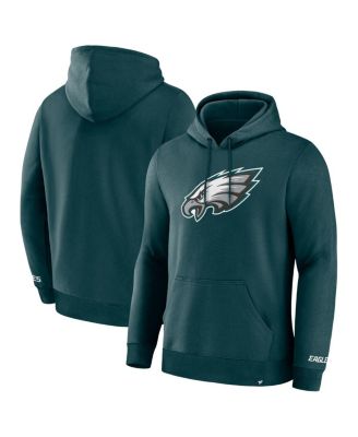 Fanatics - Men's Green Philadelphia Eagles Legacy Fleece Pullover Hoodie