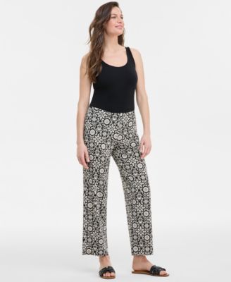 JM Collection - Women's Lisana Lush-Knit Pants