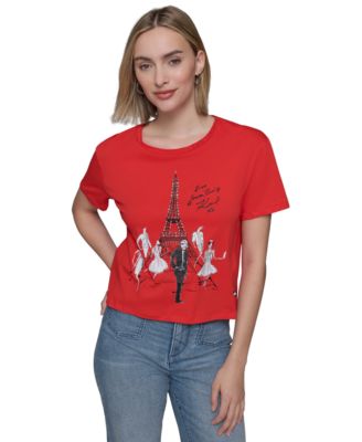 KARL LAGERFELD PARIS - Women's Girls With Eiffel Tee