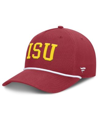Fanatics - Men's  Cardinal Iowa State Cyclones Foul Ball Rope Adjustable Hat