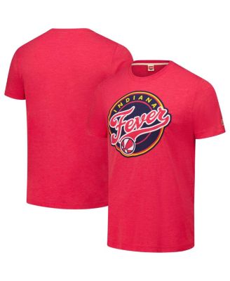 Homage - Men's and Women's Red Indiana Fever Team Spirit Tri-Blend T-Shirt