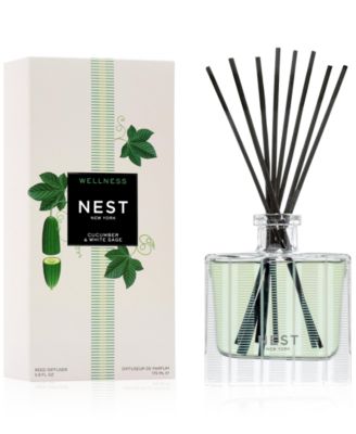 NEST New York - Wellness Cucumber & White Sage Reed Diffuser, 5.9 oz.