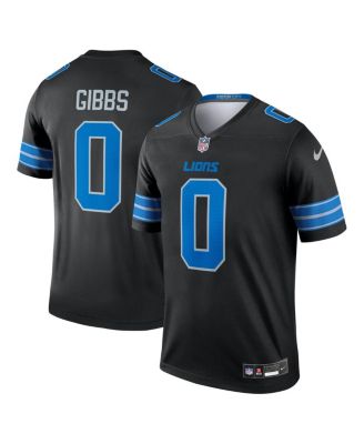 Nike - Men's Jahmyr Gibbs Black Detroit Lions 2nd Alternate Legend Jersey