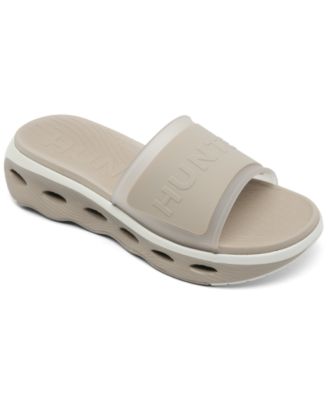 Hunter - Women's Geneva Square-Toe Slip-On Casual Sandals from Finish Line