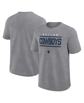 Fanatics - Men's Heather Gray Dallas Cowboys Big Tall Top Notch T-Shirt