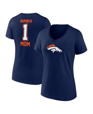 Fanatics - Women's Navy Denver Broncos Mother's Day V-Neck T-Shirt