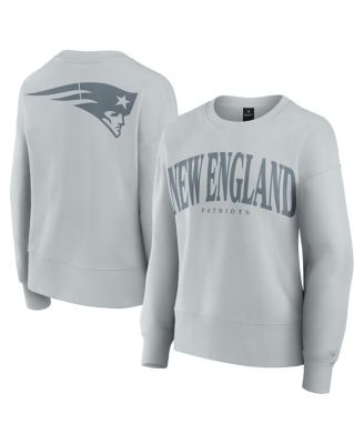 Fanatics - Women's Gray New England Patriots Elements Pullover Sweatshirt