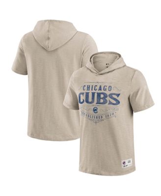 Fanatics - Men's Tan Chicago Cubs Hooded T-Shirt