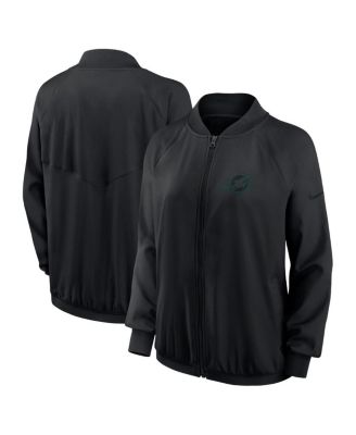 Nike - Women's Black Miami Dolphins Full-Zip Jacket