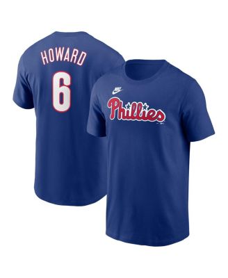 Nike - Men's Ryan Howard Royal Philadelphia Phillies Fuse Name Number T-Shirt