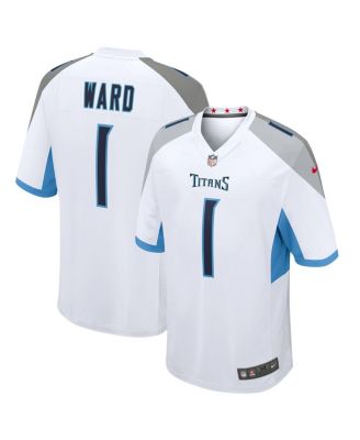 Nike - Men's Cameron Ward White Tennessee Titans 2025 NFL Draft First Round Pick Game Jersey