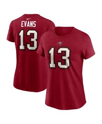Nike - Women's Mike Evans Red Tampa Bay Buccaneers Player Name Number T-Shirt