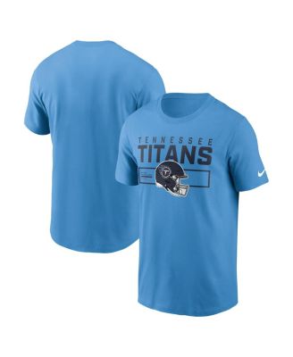 Nike - Men's Light Blue Tennessee Titans Primetime Helmet Essential T-Shirt