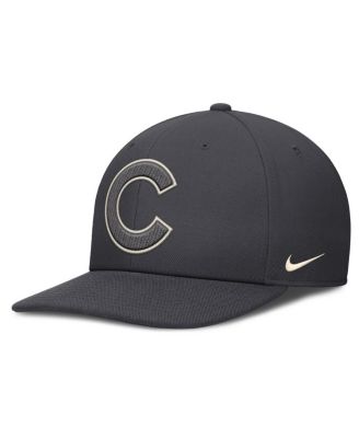 Nike - Men's Anthracite Chicago Cubs Statement Pro Snapback Hat