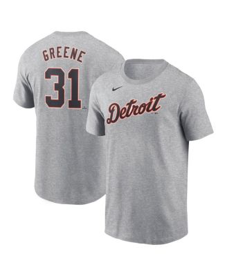Nike - Men's Riley Greene Gray Detroit Tigers Fuse Name Number T-Shirt