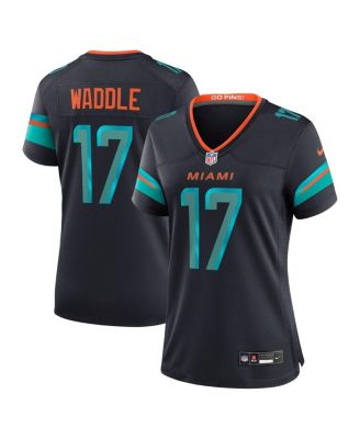 Nike - Women's Jaylen Waddle&nbsp;Pitch Blue Miami Dolphins 2025 Rivalries Collection Game Jersey