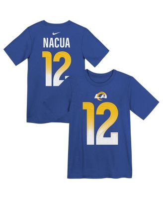 Nike - Preschool Puka Nacua Royal Los Angeles Rams Player Name Number T-Shirt