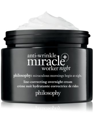 philosophy - Anti-Wrinkle Miracle Worker+ Line-Correcting Overnight Cream, 2-oz.