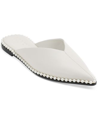 KARL LAGERFELD PARIS - Women's Vyra Studded Mule Flats