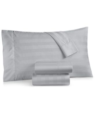 Charter Club - Stripe Cotton 550-Thread Count 3-Pc. Twin Sheet Set