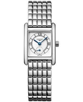 Longines - Women's Swiss Mini DolceVita Stainless Steel Bracelet Watch 22x29mm
