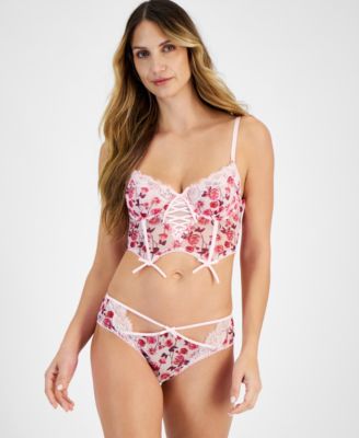 I.N.C. International Concepts - Women's Printed Mesh Hipster Underwear