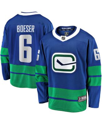 Fanatics - Men's Brock Boeser Blue Vancouver Canucks Premier Breakaway Player Jersey
