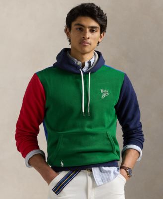 Polo Ralph Lauren - Men's Color-Blocked Double-Knit Mesh Hoodie