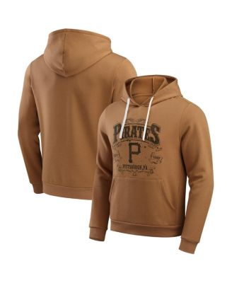 Fanatics - Men's Tan Pittsburgh Pirates Camp Fleece Pullover Hoodie