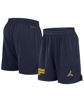 Jordan - Men's Navy Michigan Wolverines 2024 Sideline Performance Mesh Shorts