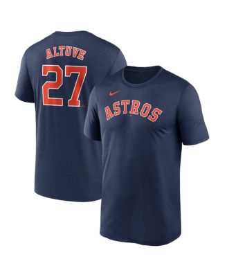 Nike - Men's Jose Altuve Navy Houston Astros Legend Name and Number Home T-shirt